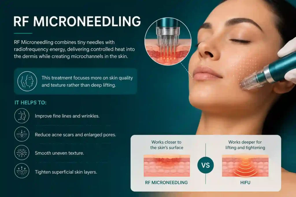 What Does RF Microneedling Do That HIFU Alone Cannot Clydebank