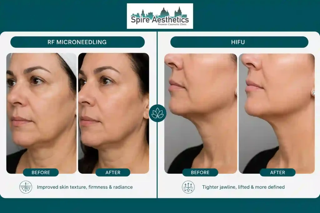 Can RF Microneedling and HIFU Be Combined Clydebank?